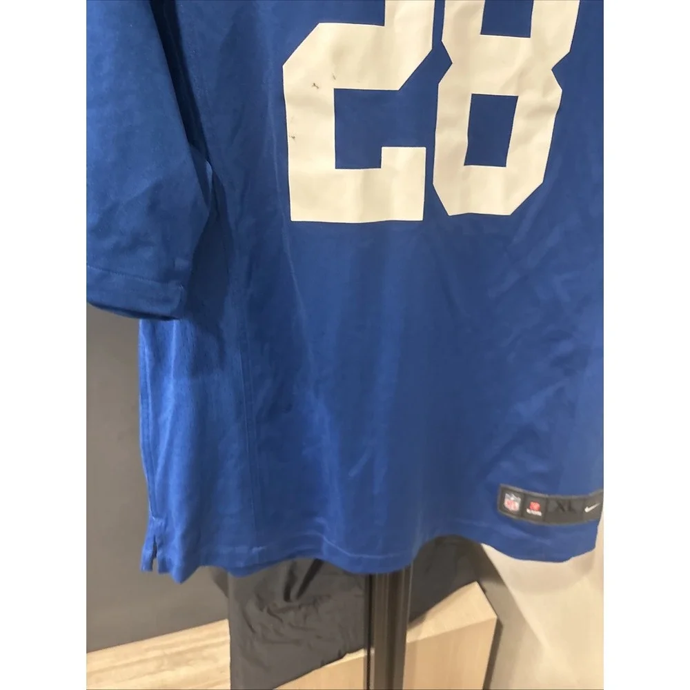 Nike NFL Indianapolis Colts Tom Zbikowski #28 Jersey Men's XL Game On-Field 2012